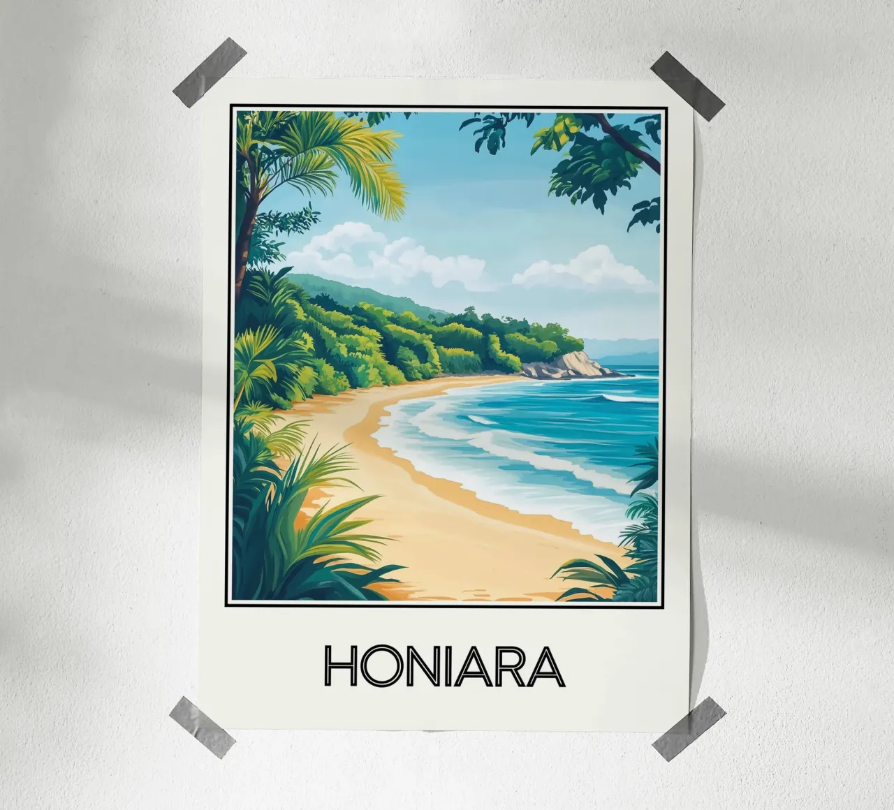Honiara poster da Frame the World