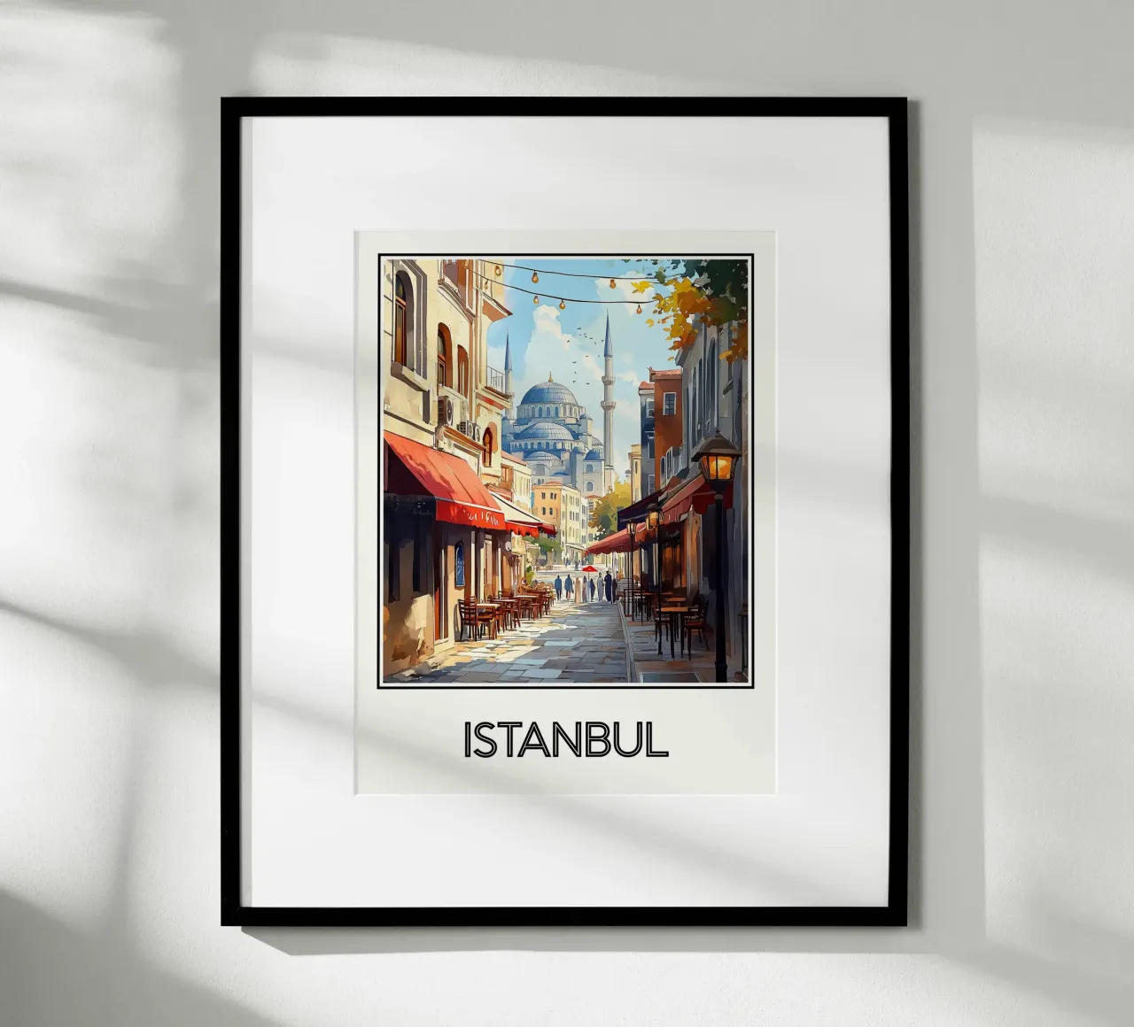 Affiche Istanbul Turquie Poster von Frame the World