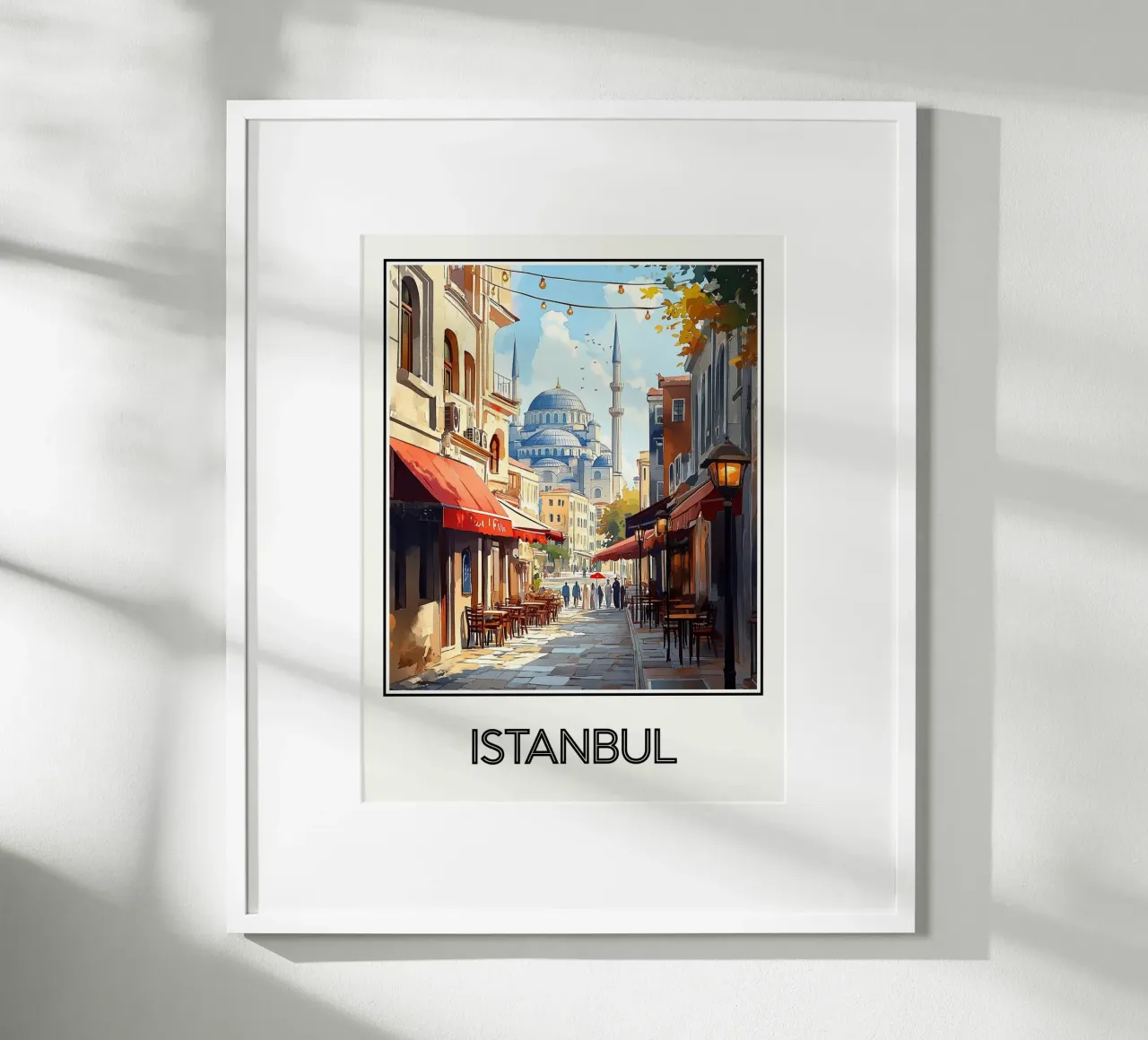 Affiche Istanbul Turquie Poster von Frame the World