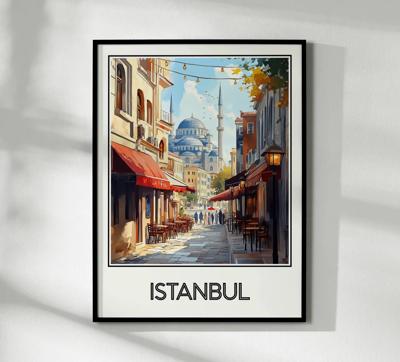 Affiche Istanbul Turquie Poster von Frame the World