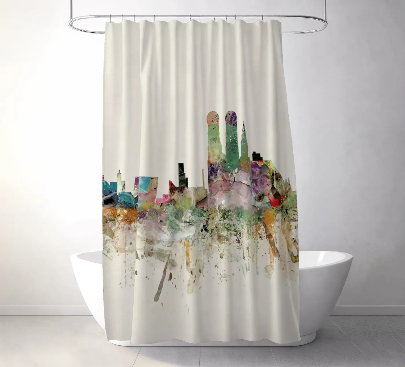 Munich Duschvorhang von Brian Buckley