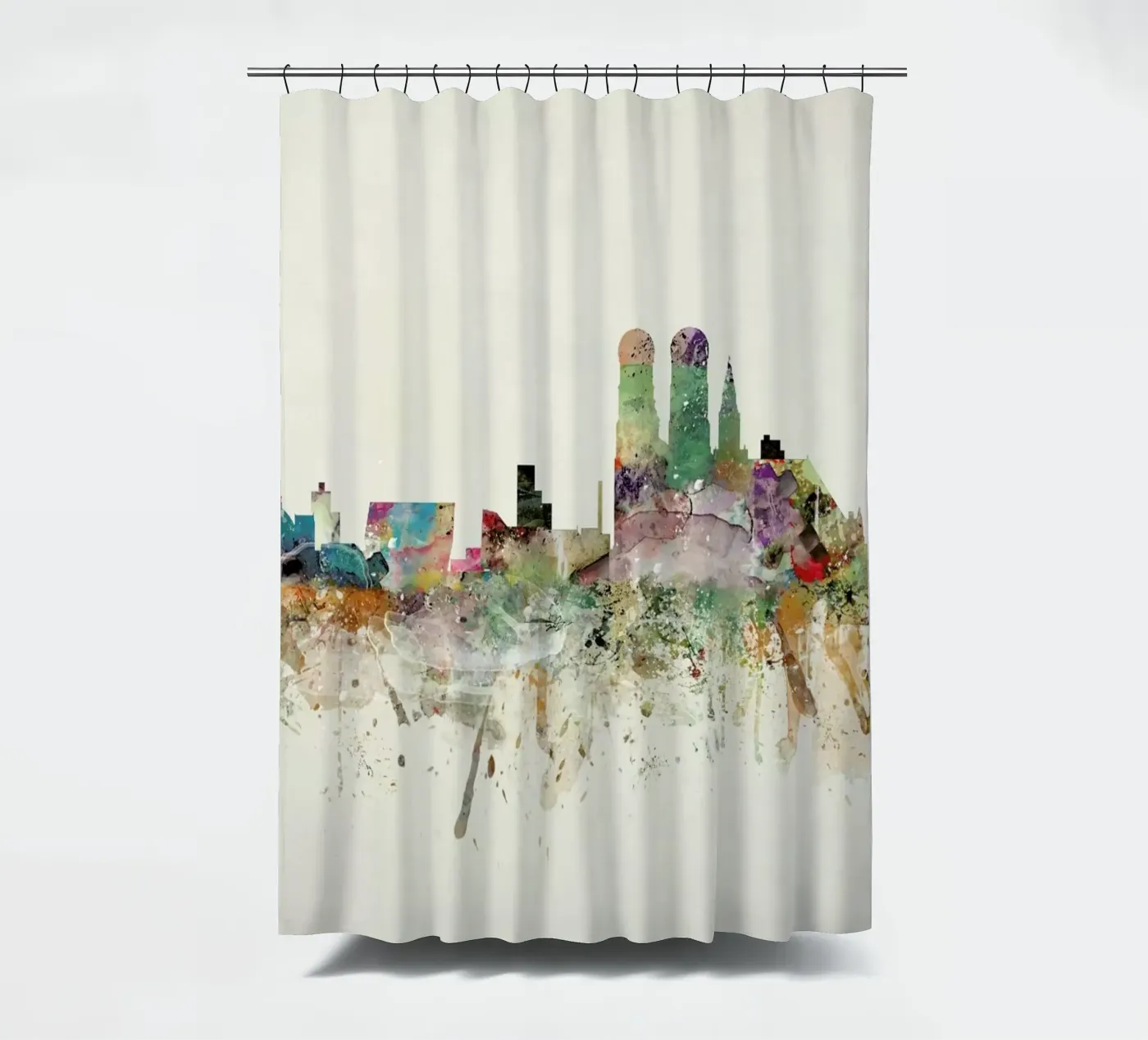 Munich Duschvorhang von Brian Buckley