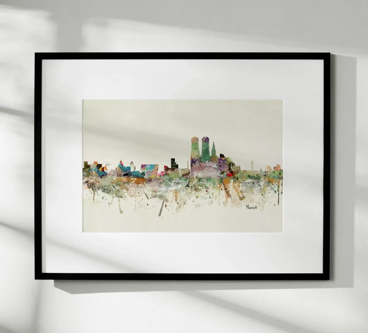 Munich poster con telaio in plastica da Brian Buckley