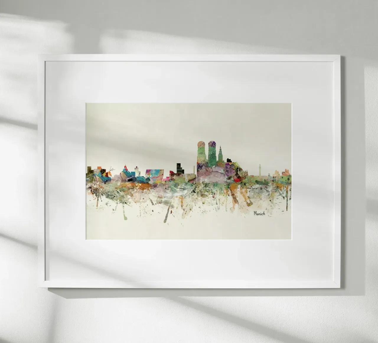 Munich poster con telaio in plastica da Brian Buckley