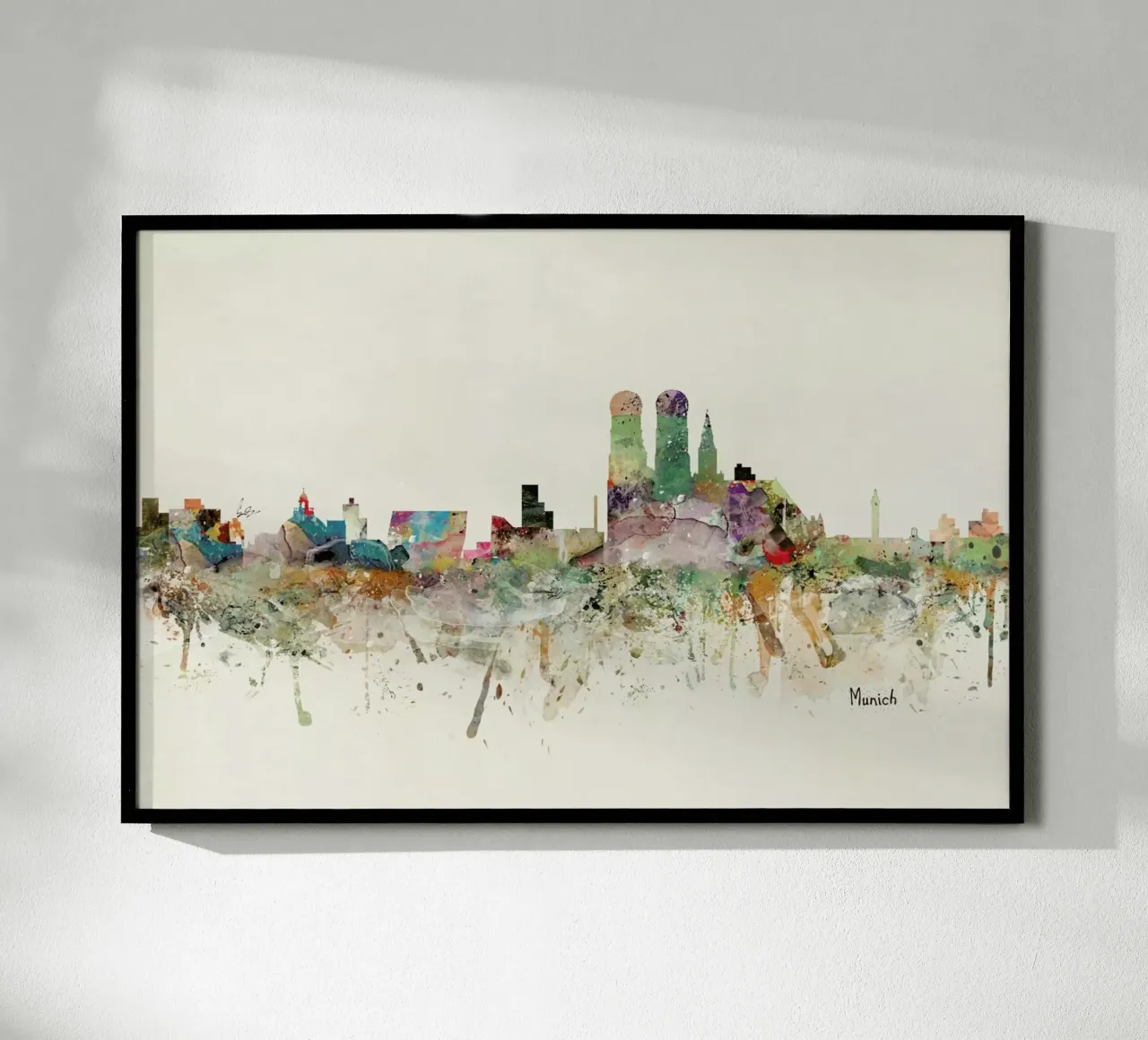 Munich poster con telaio in plastica da Brian Buckley