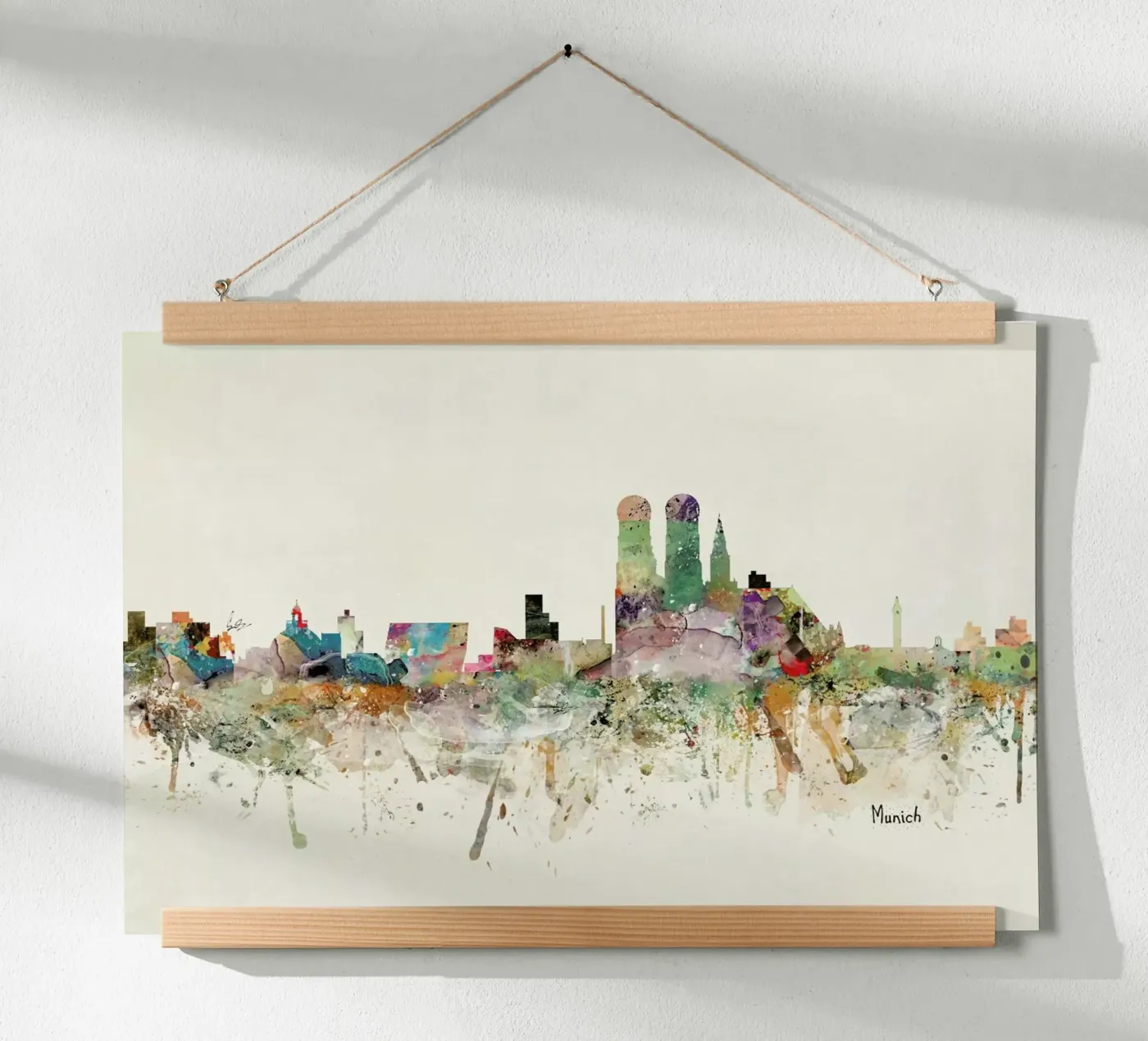 Munich Poster von Brian Buckley