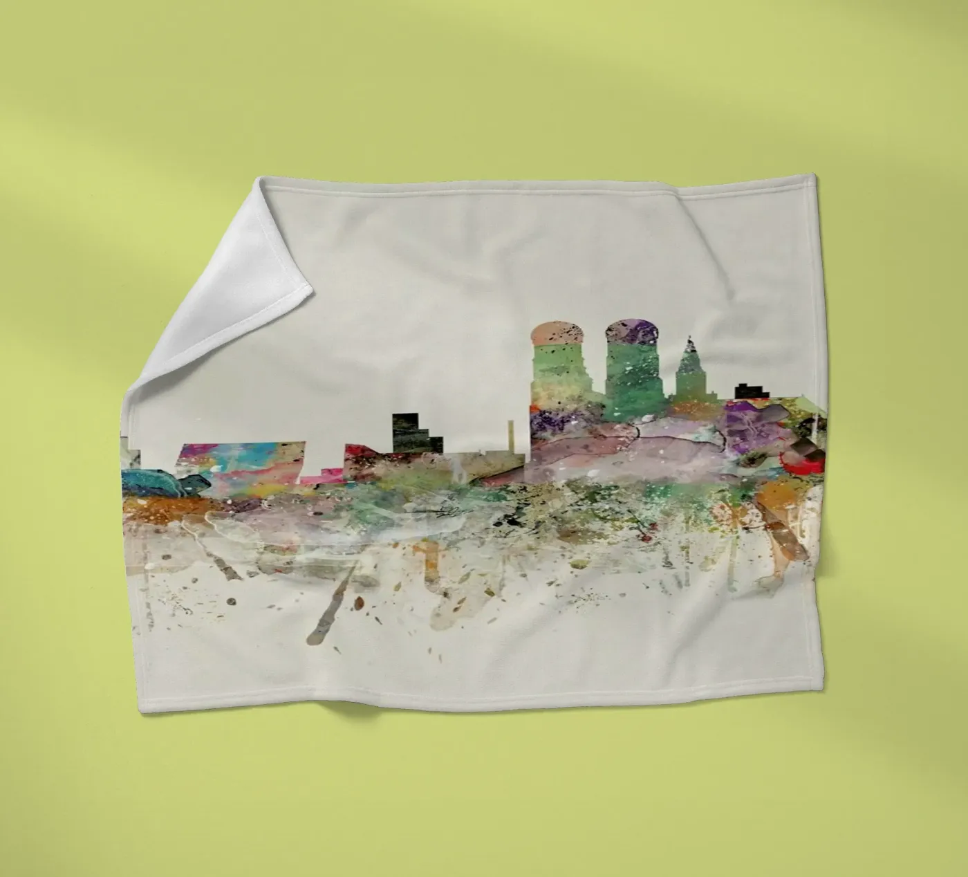 Munich fleece blanket by Brian Buckley