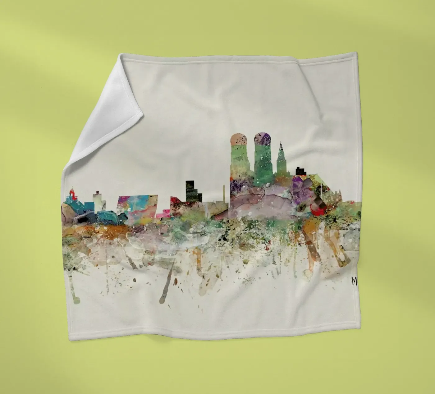 Munich fleece blanket by Brian Buckley