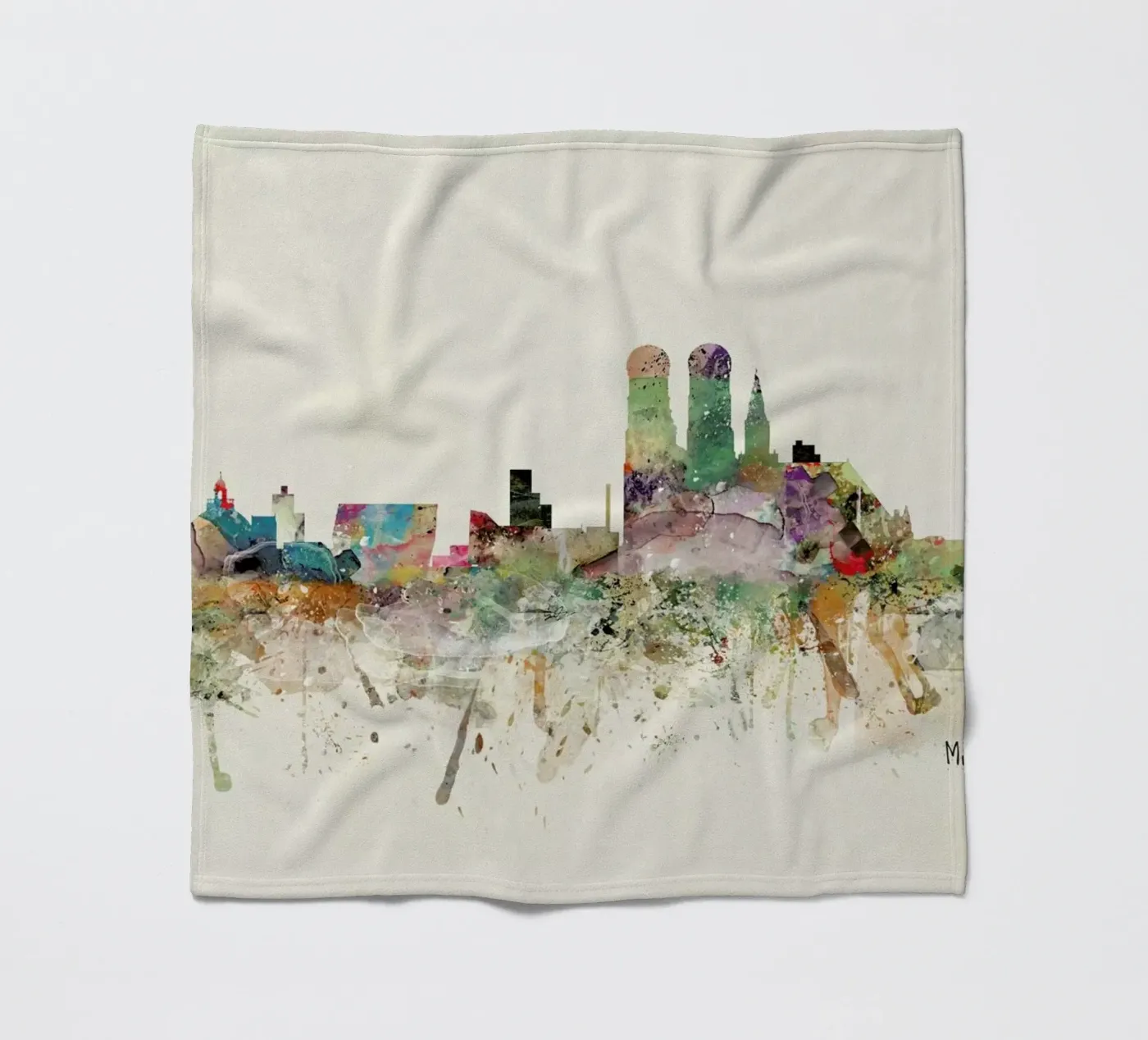 Munich fleece blanket by Brian Buckley