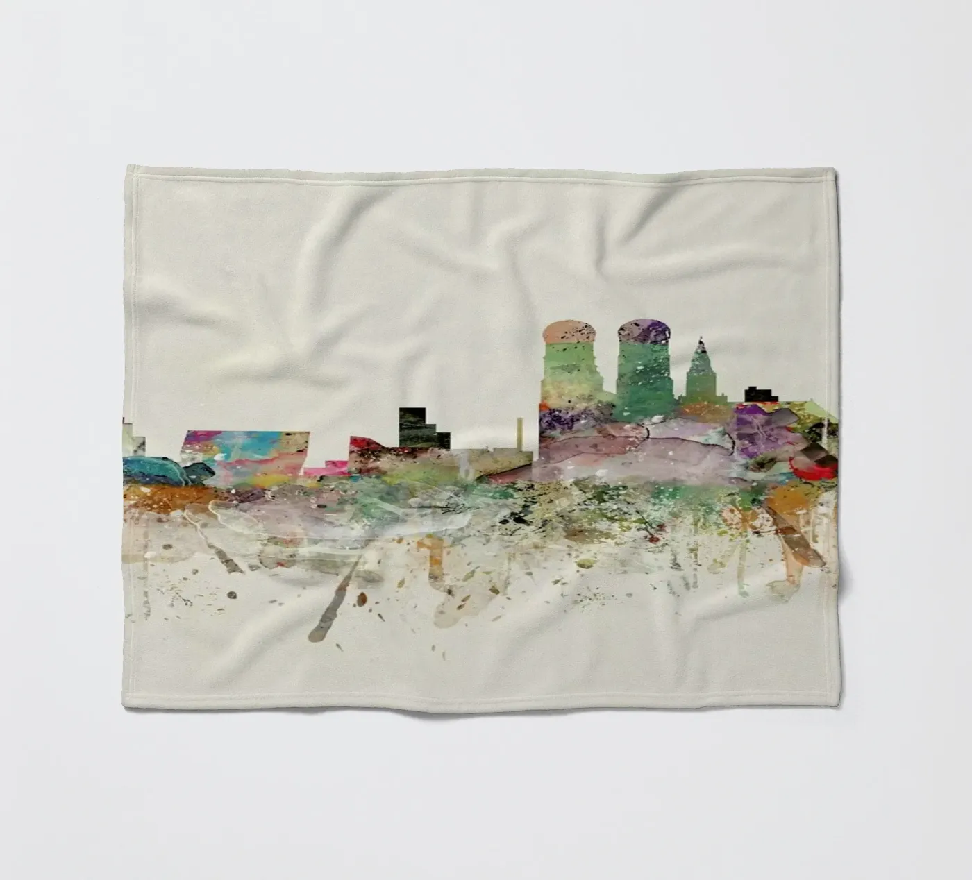 Munich fleece blanket by Brian Buckley