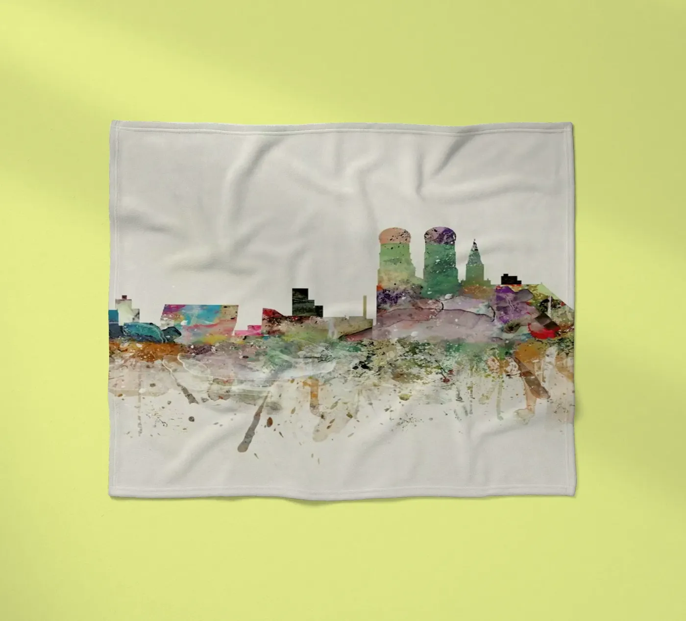 Munich fleece blanket by Brian Buckley