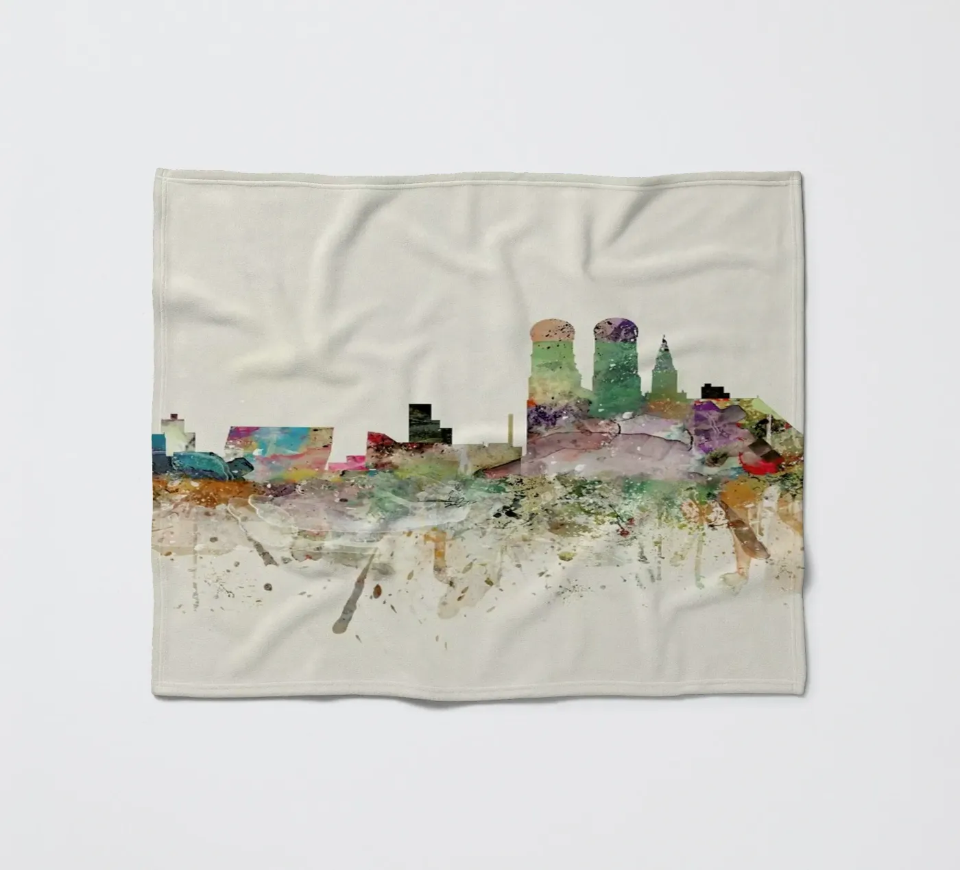 Munich fleece blanket by Brian Buckley