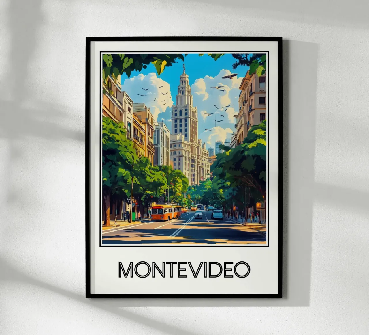 Montevideo poster da Frame the World