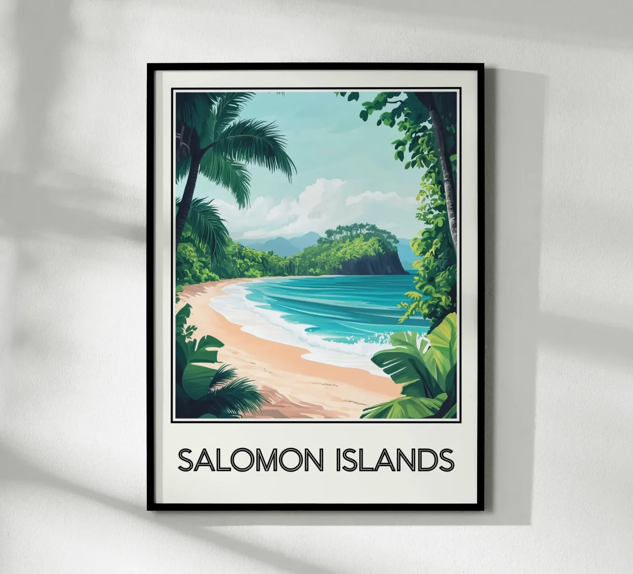 Isole Salomone poster da Frame the World