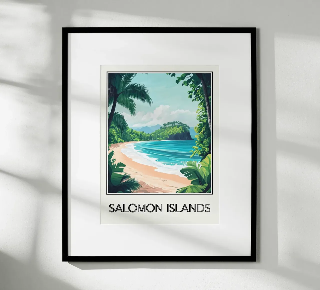 Isole Salomone poster da Frame the World