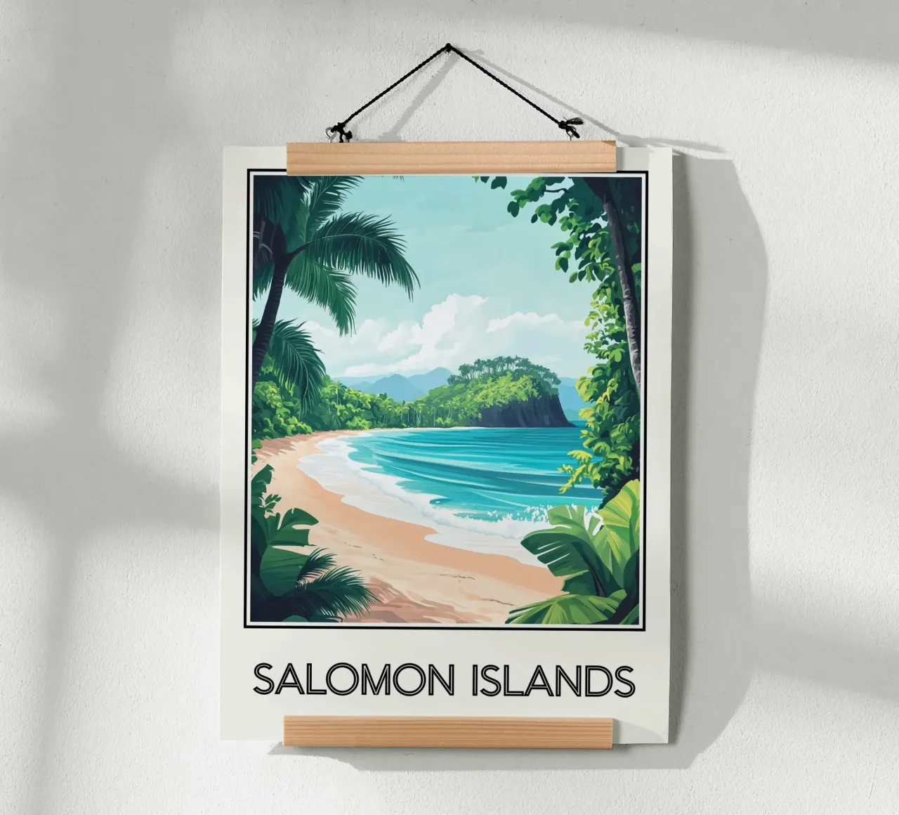 Isole Salomone poster da Frame the World