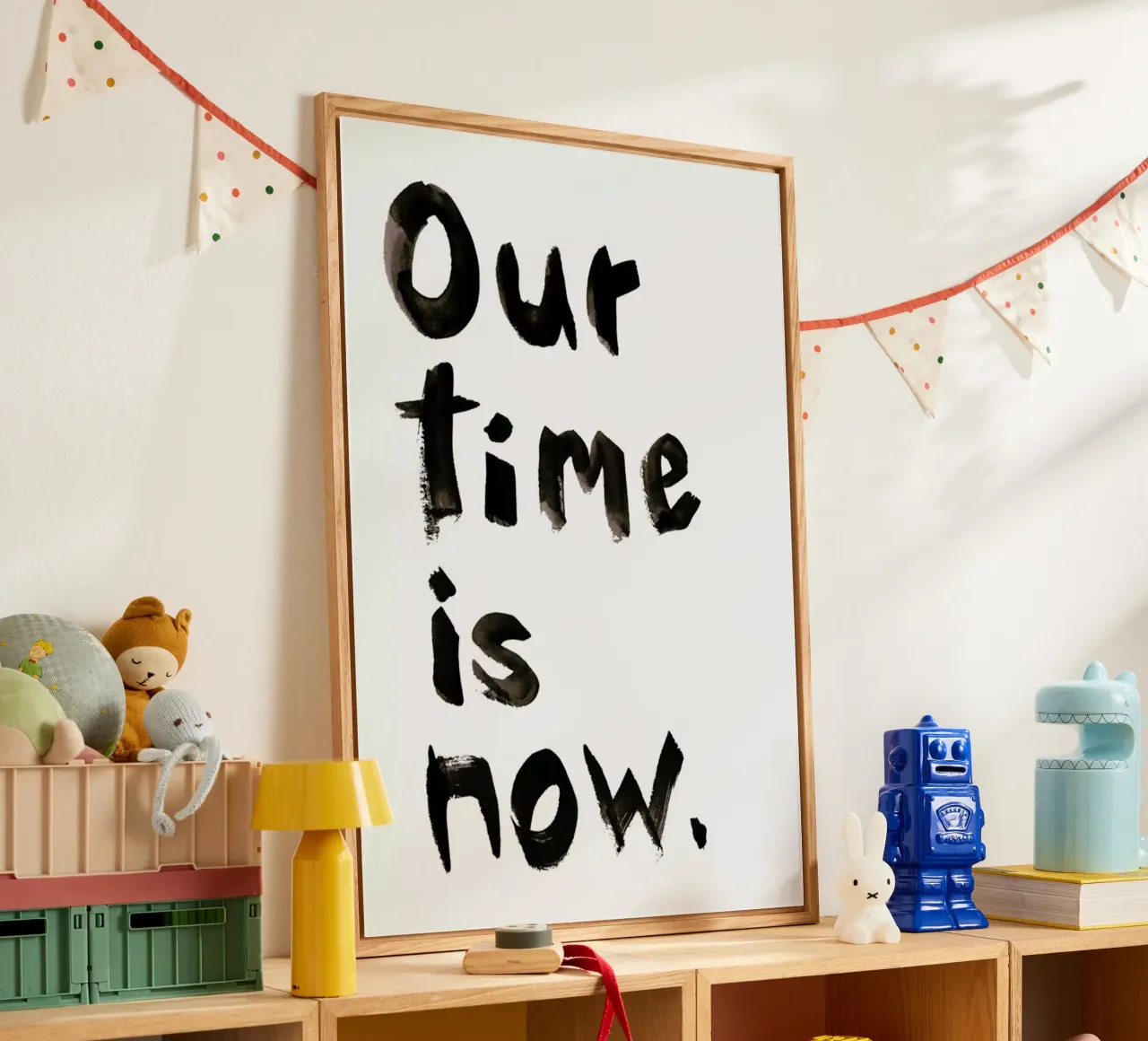 Our Time Is Now plexiglass da Farina Kuklinski