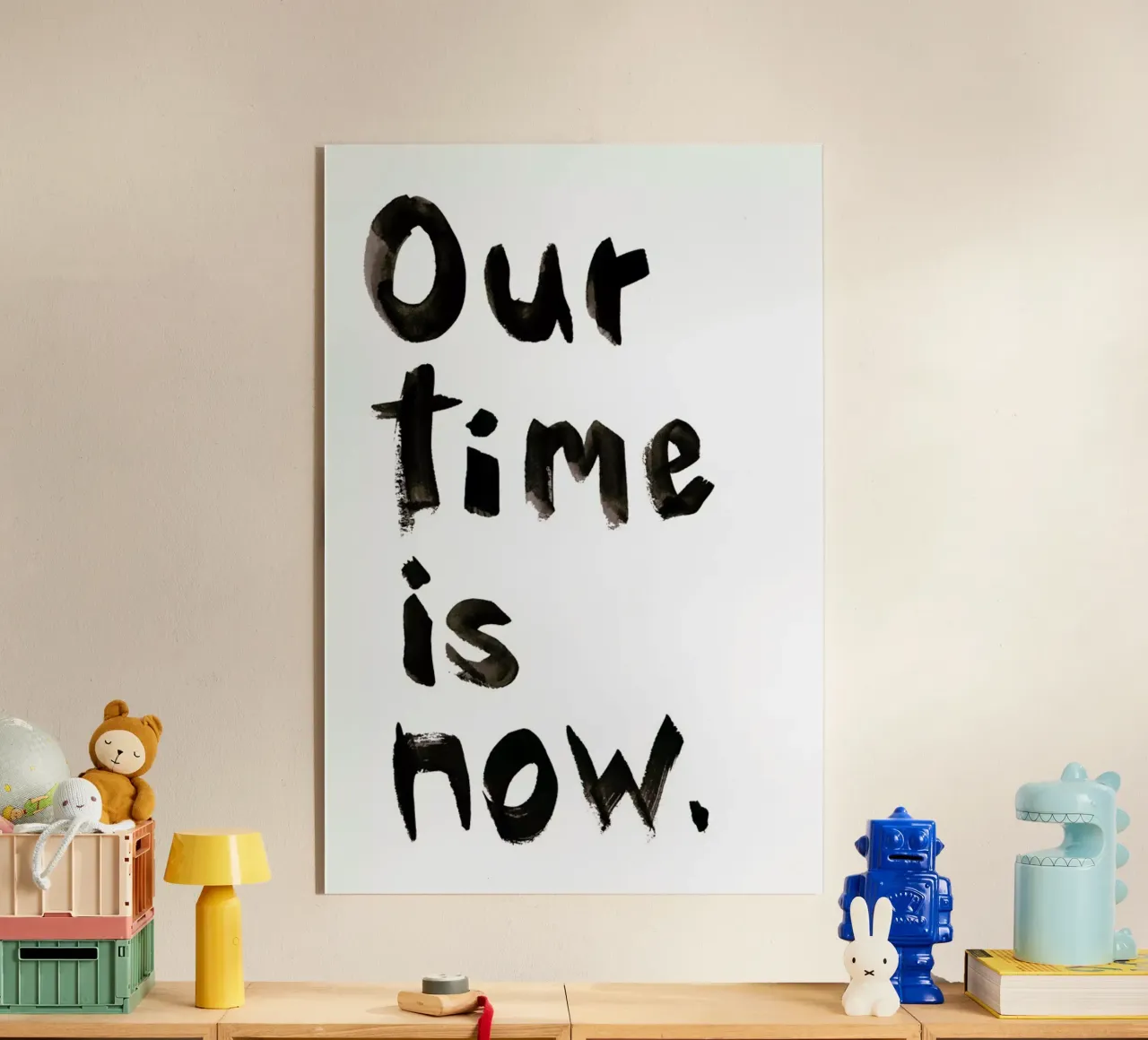 Our Time Is Now plexiglass da Farina Kuklinski