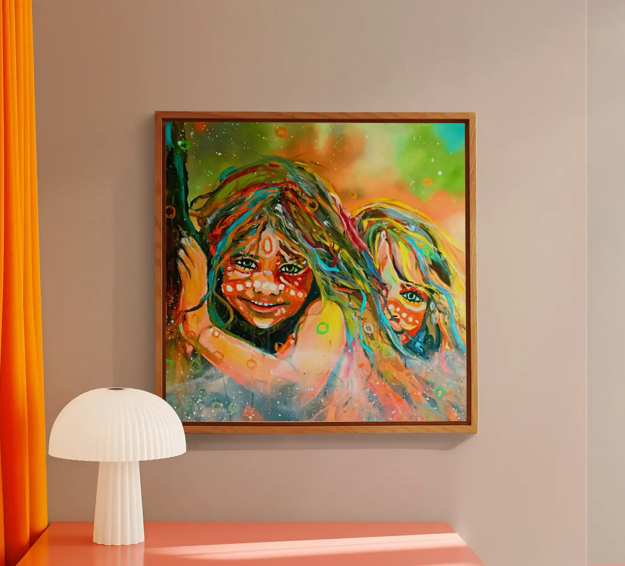 Amici per sempre plexiglass da Happy 😃 Art 🎨 by Christine Schnoell