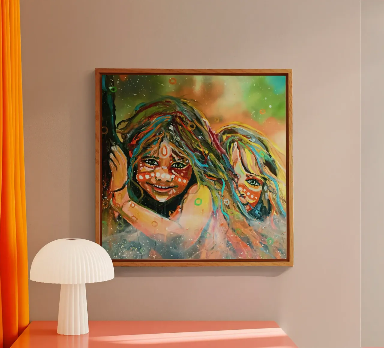 Amici per sempre plexiglass da Happy 😃 Art 🎨 by Christine Schnoell