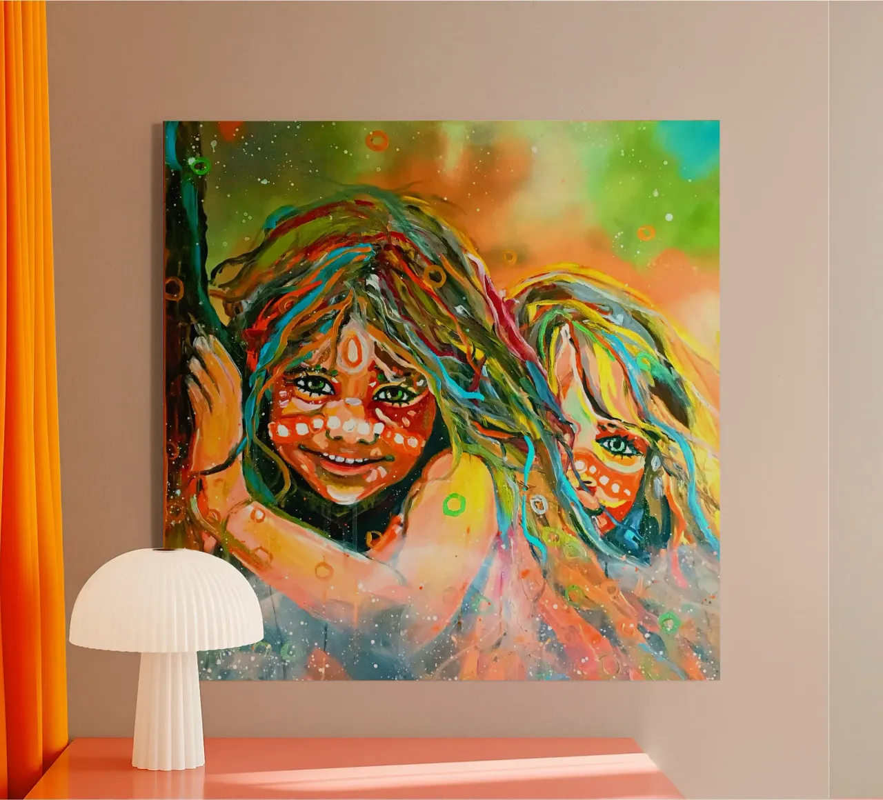 Amici per sempre plexiglass da Happy 😃 Art 🎨 by Christine Schnoell