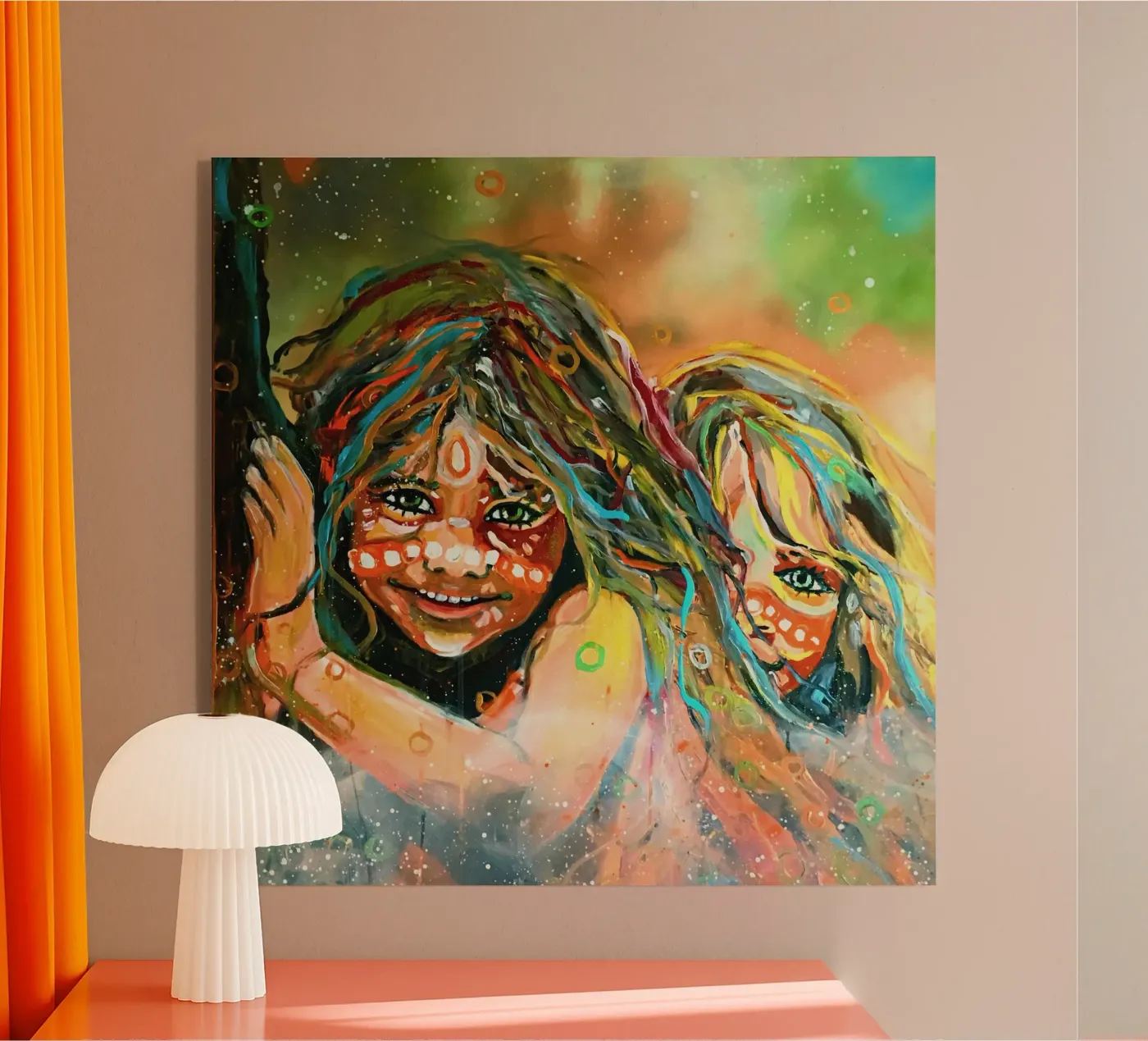 Forever Friends Acryl-Glas von Happy 😃 Art 🎨 by Christine Schnoell
