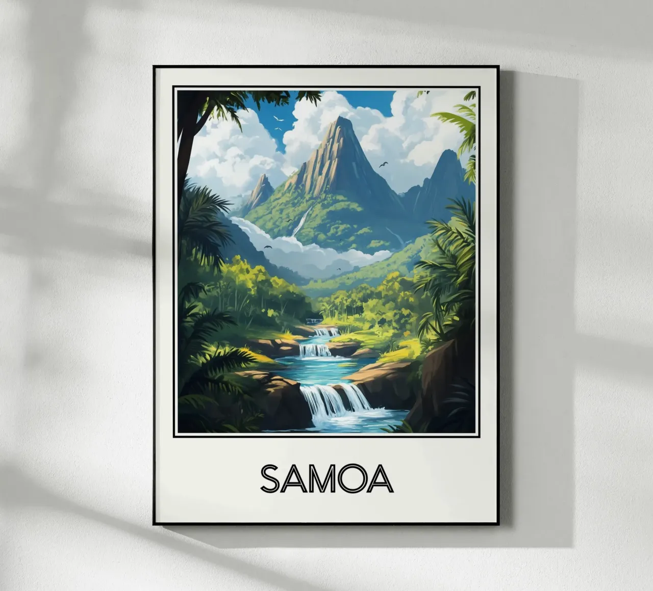 Affiche Samoa plexiglass da Frame the World