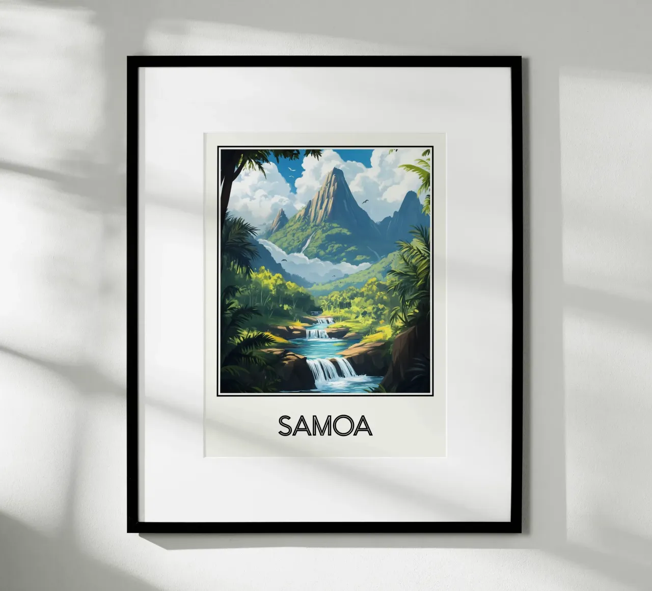 Samoa poster da Frame the World