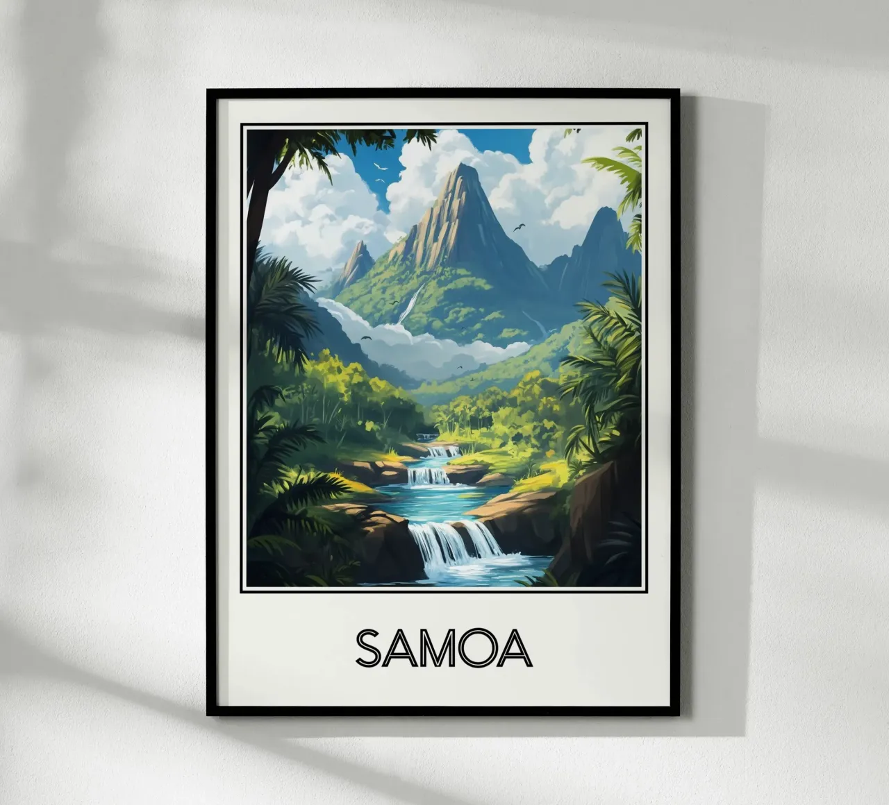 Affiche Samoa poster da Frame the World