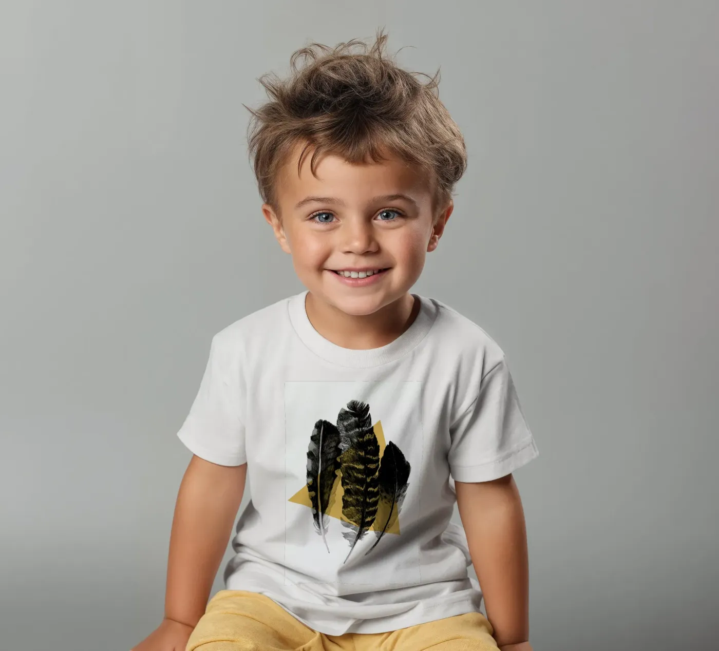 Feathers t-shirt bambini da Morgan Kendall