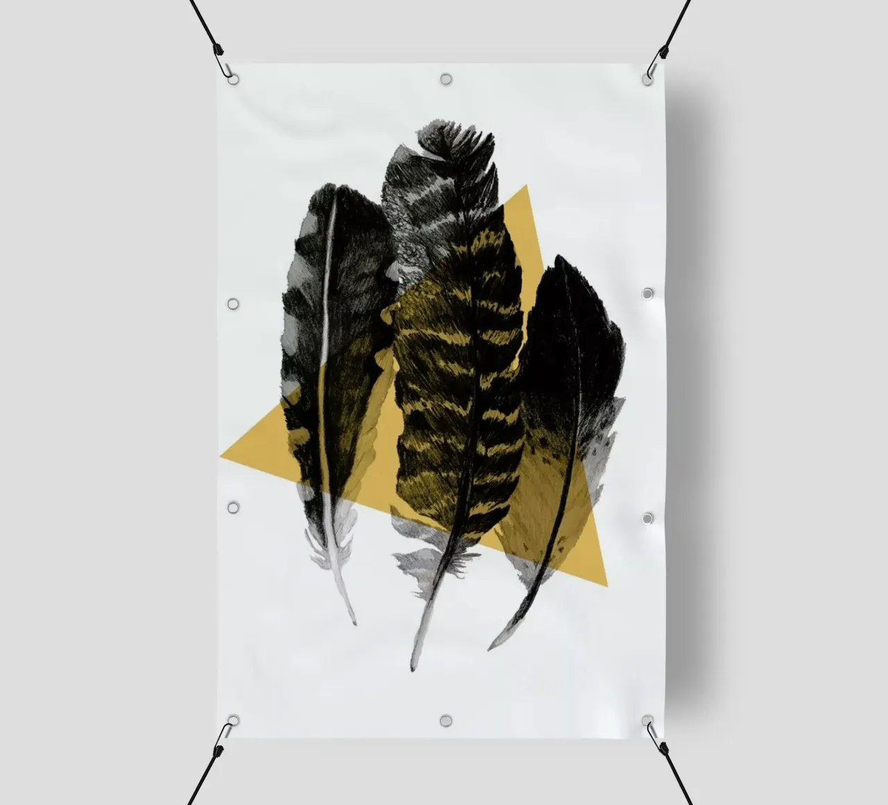 Feathers telo in pvc da Morgan Kendall