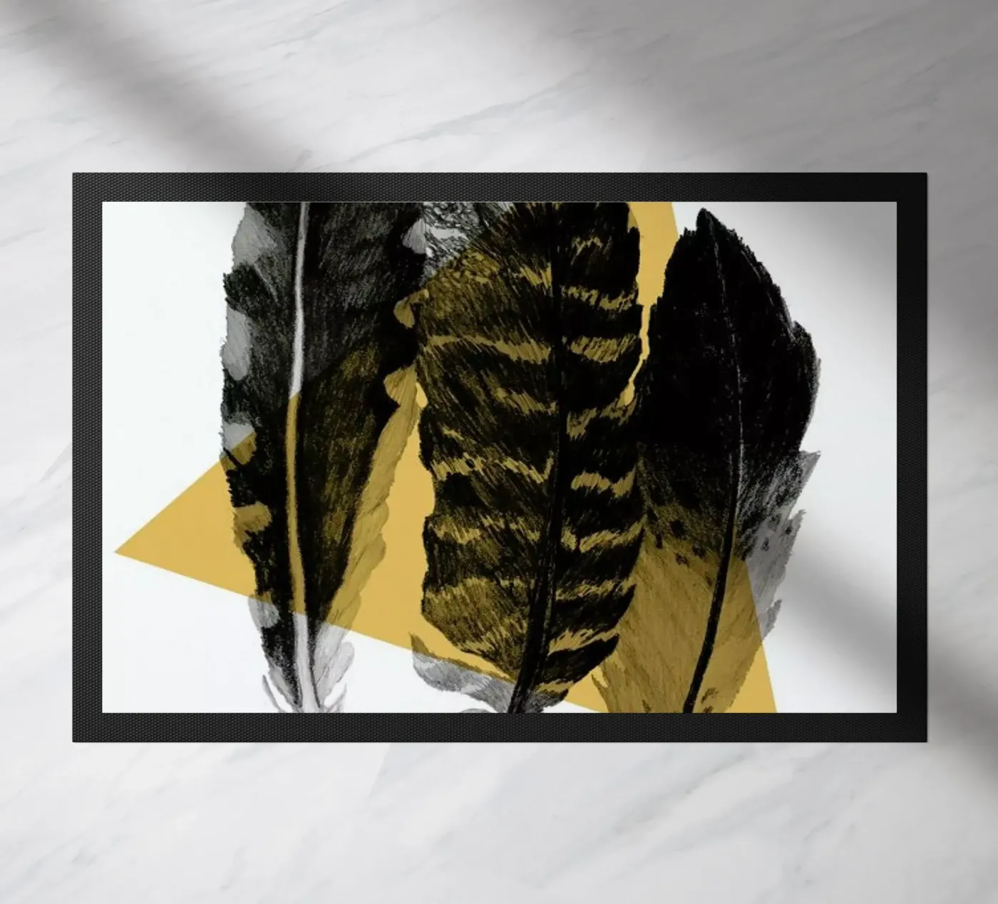 Feathers Fußmatte von Morgan Kendall