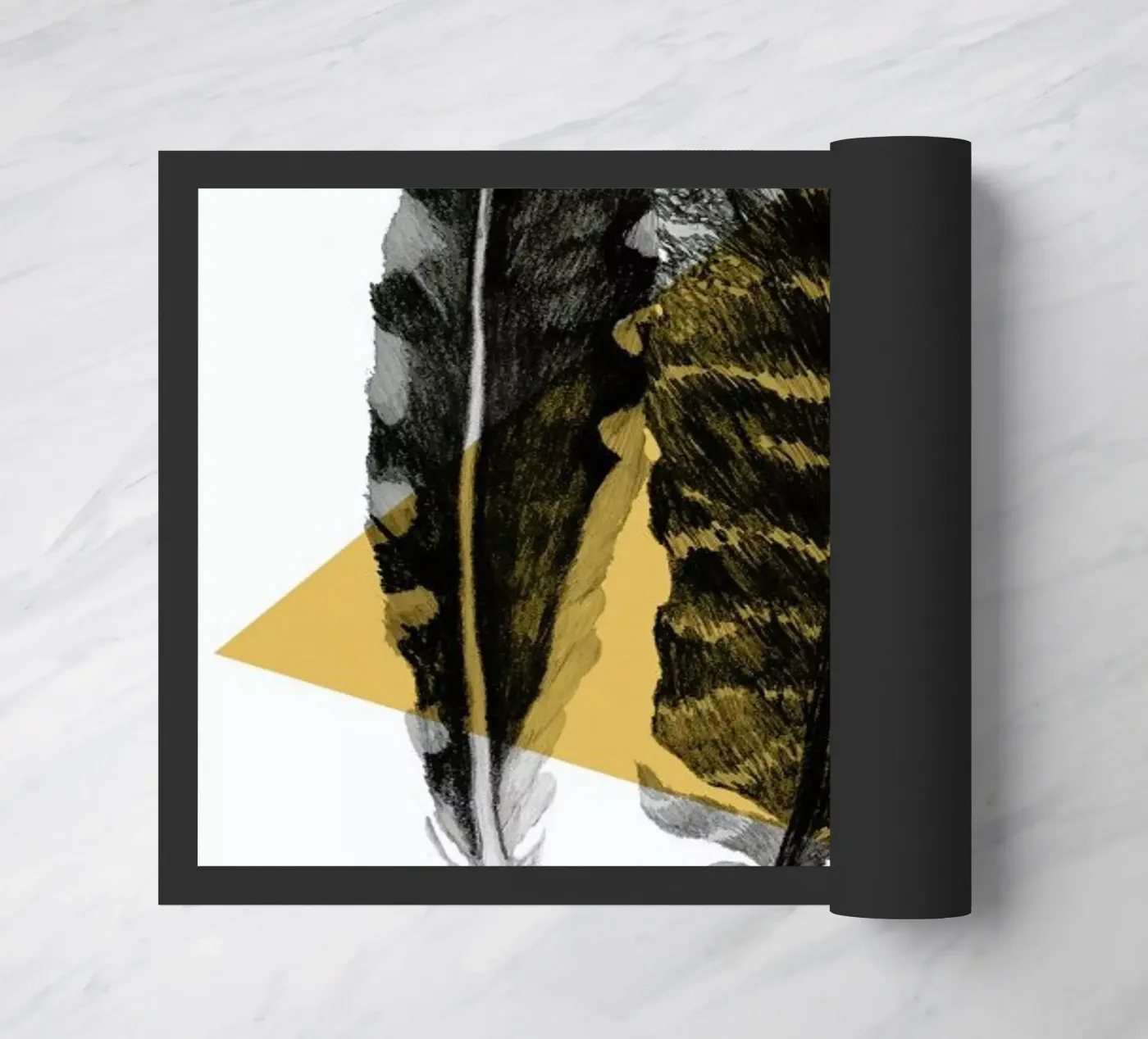 Feathers Fußmatte von Morgan Kendall