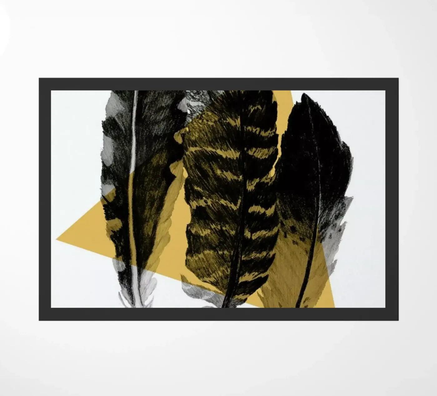 Feathers Fußmatte von Morgan Kendall