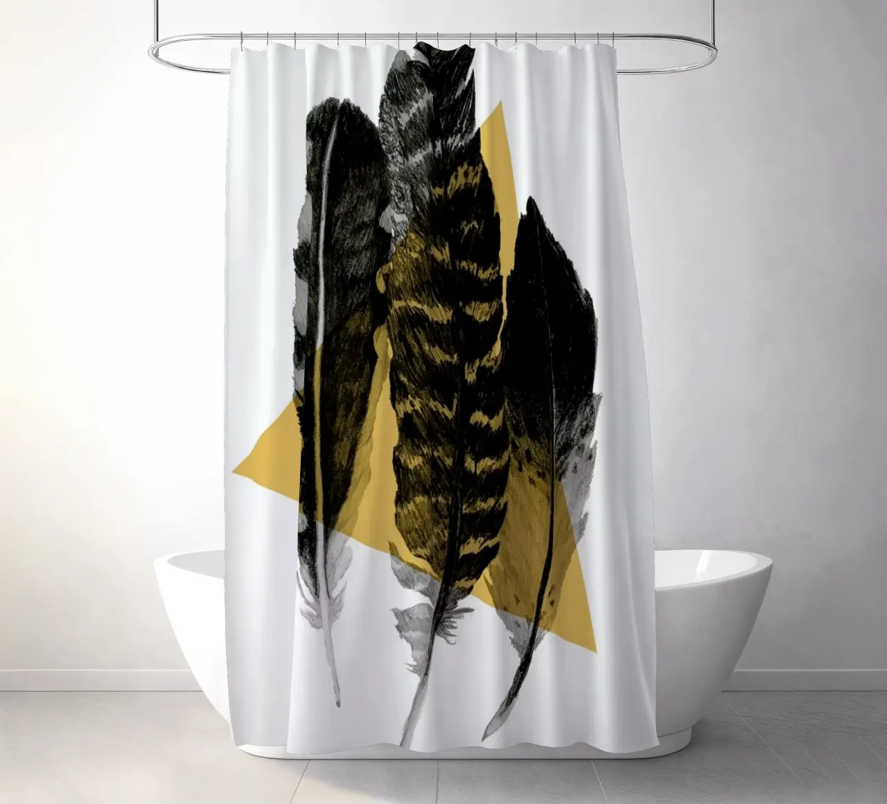 Feathers tenda da doccia da Morgan Kendall