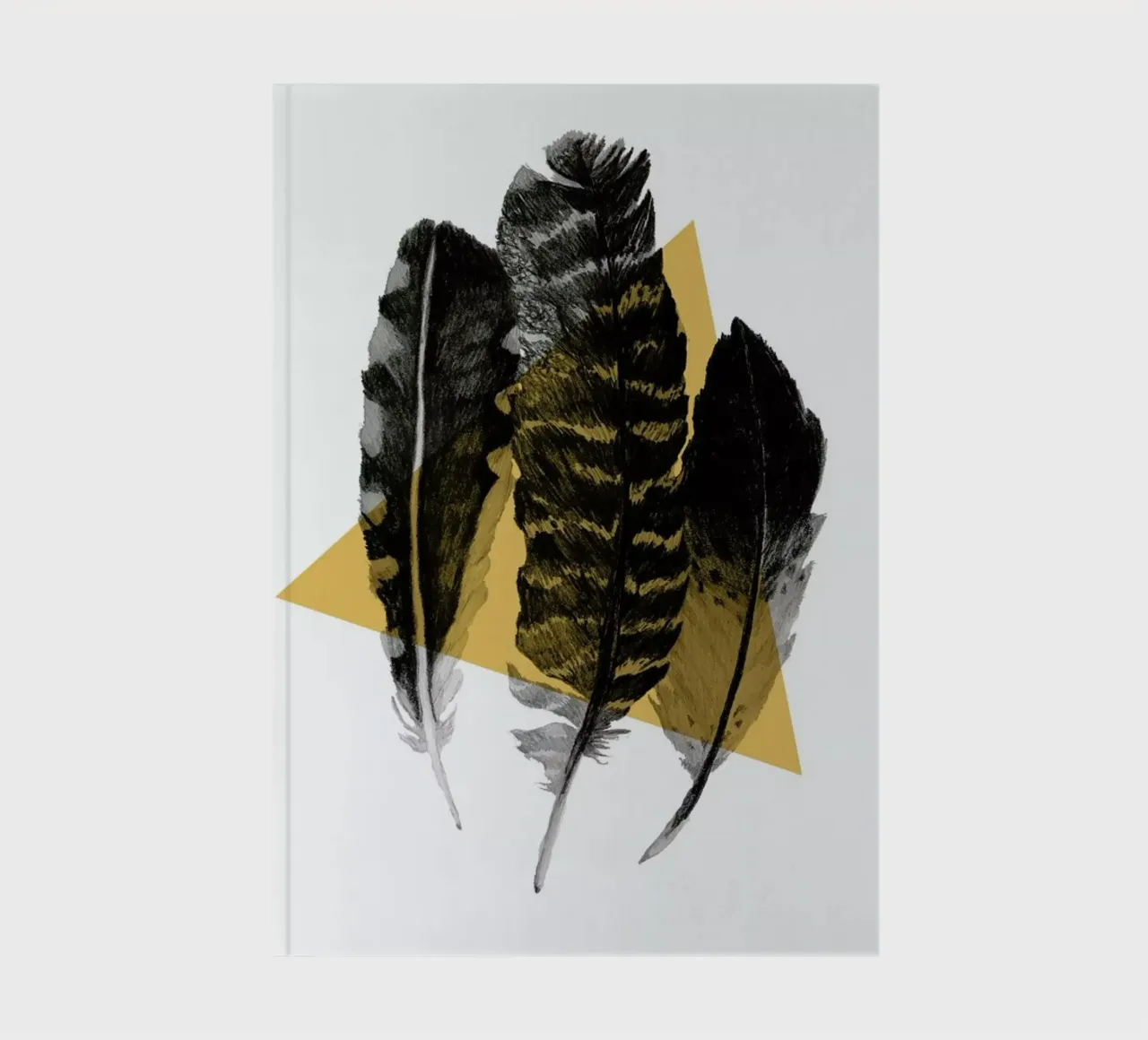 Feathers notebook by Morgan Kendall