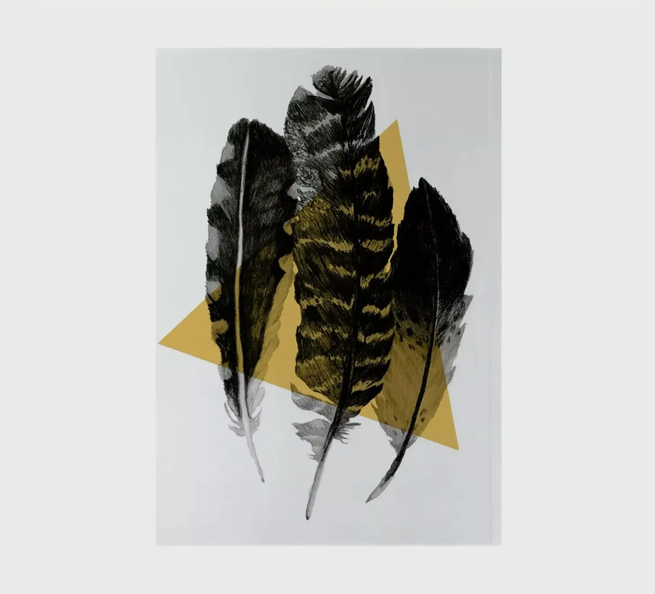 Feathers notebook by Morgan Kendall