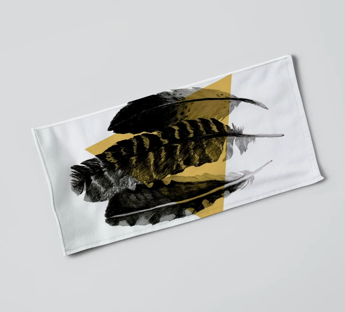 Feathers badhanddoek van Morgan Kendall
