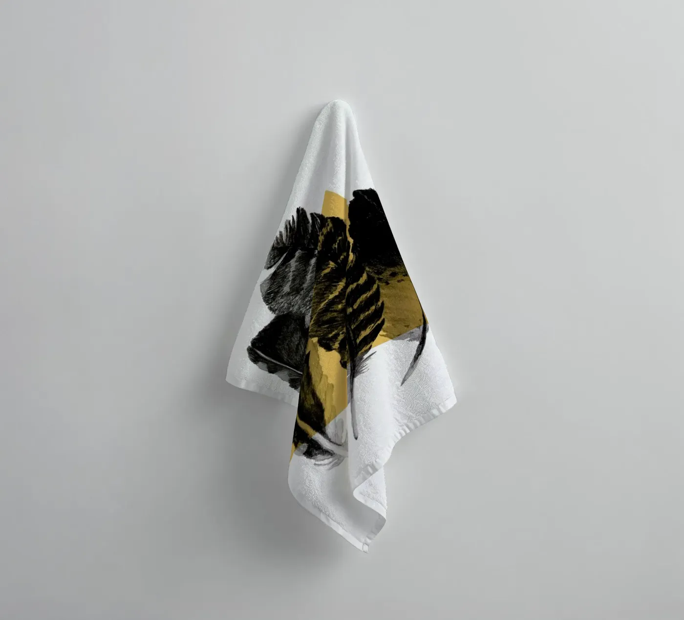 Feathers badhanddoek van Morgan Kendall