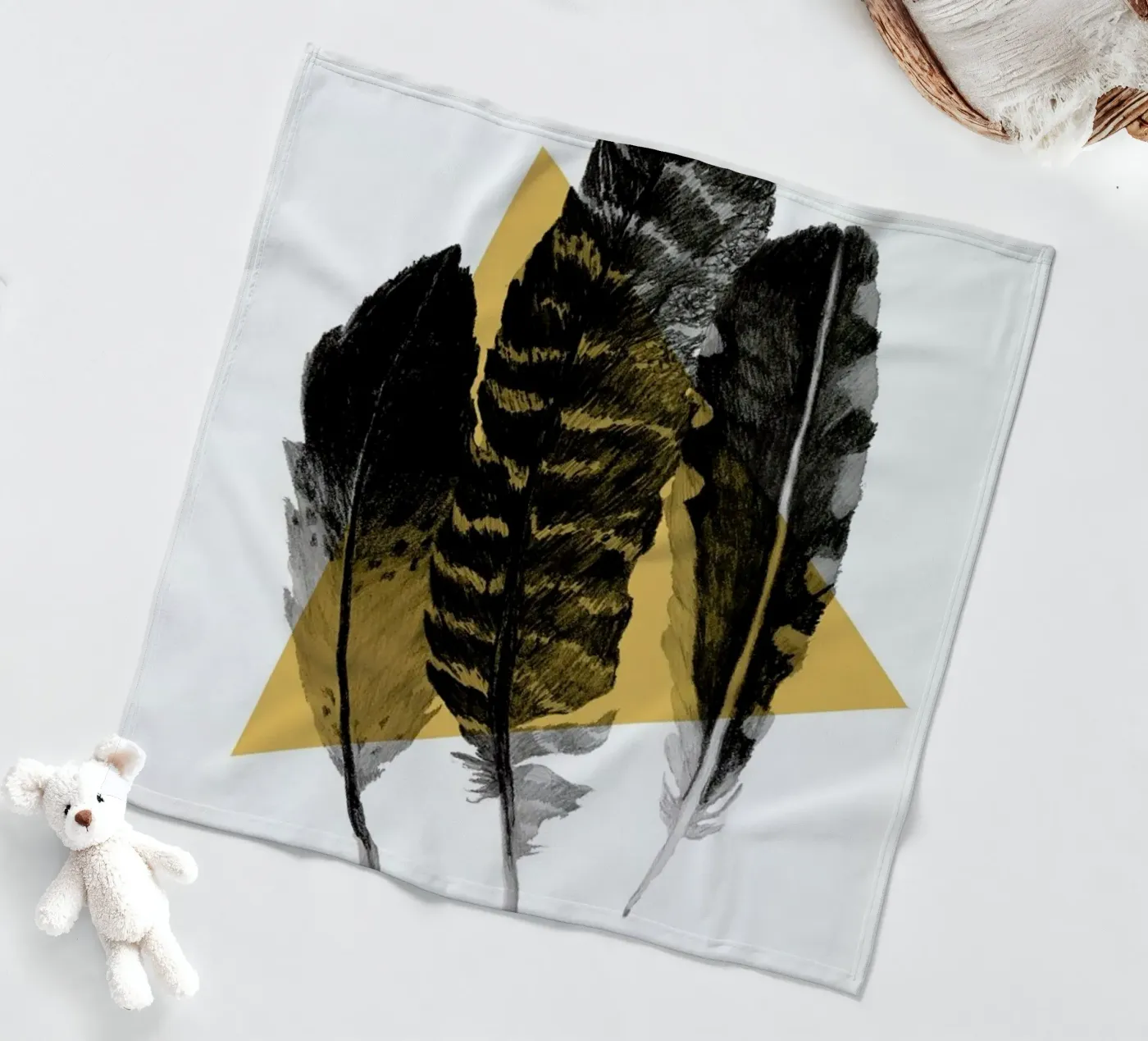 Feathers fleecedeken van Morgan Kendall