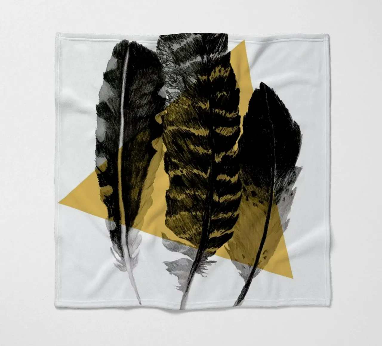 Feathers Fleecedecke von Morgan Kendall
