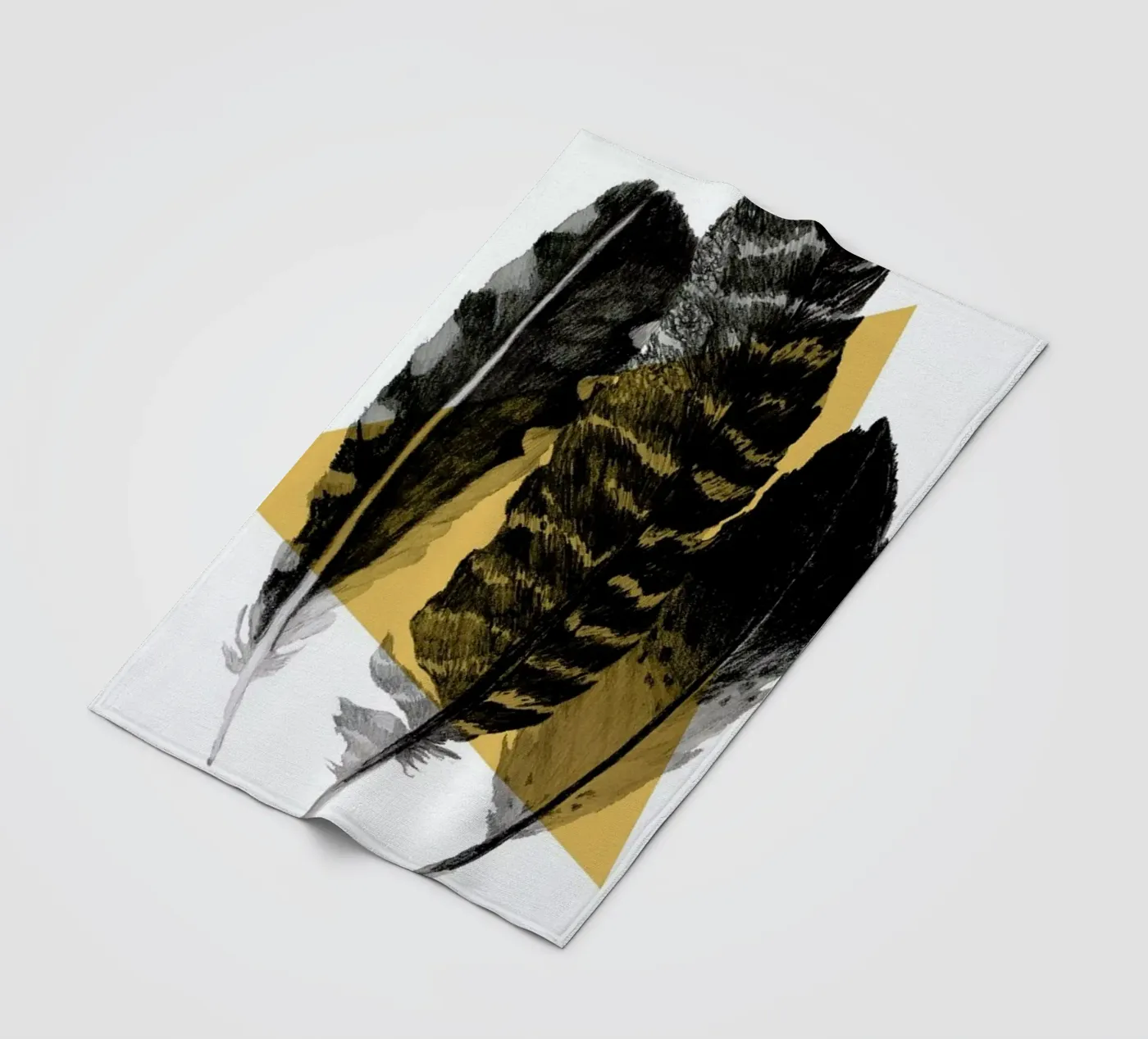 Feathers Fleecedecke von Morgan Kendall