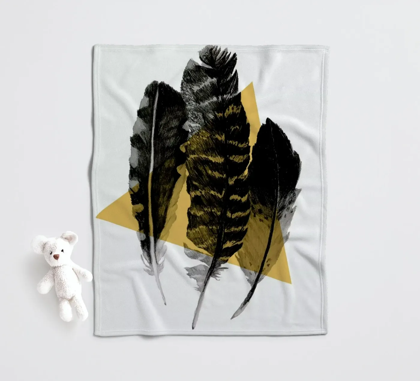 Feathers fleecedeken van Morgan Kendall