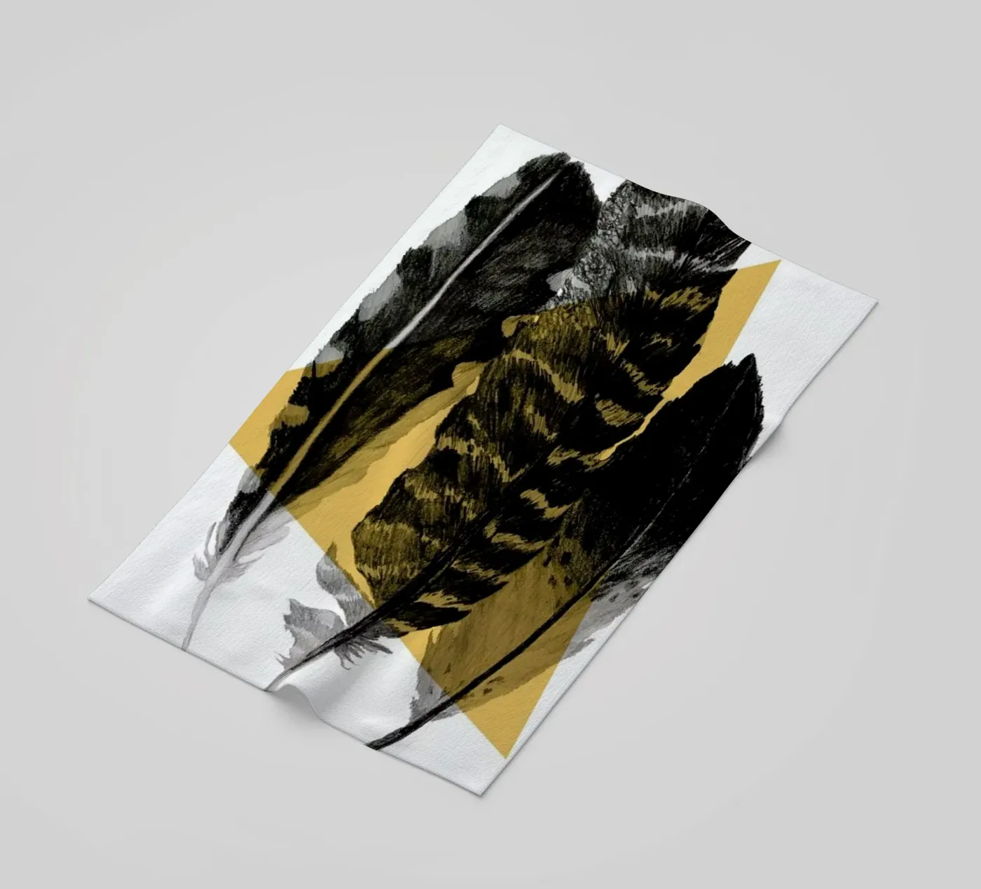 Feathers strandhanddoek van Morgan Kendall