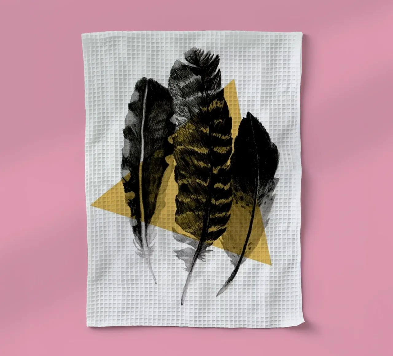 Feathers canovaccio da cucina da Morgan Kendall