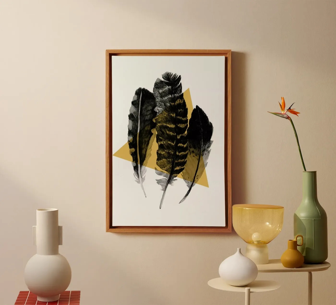 Feathers tela da Morgan Kendall