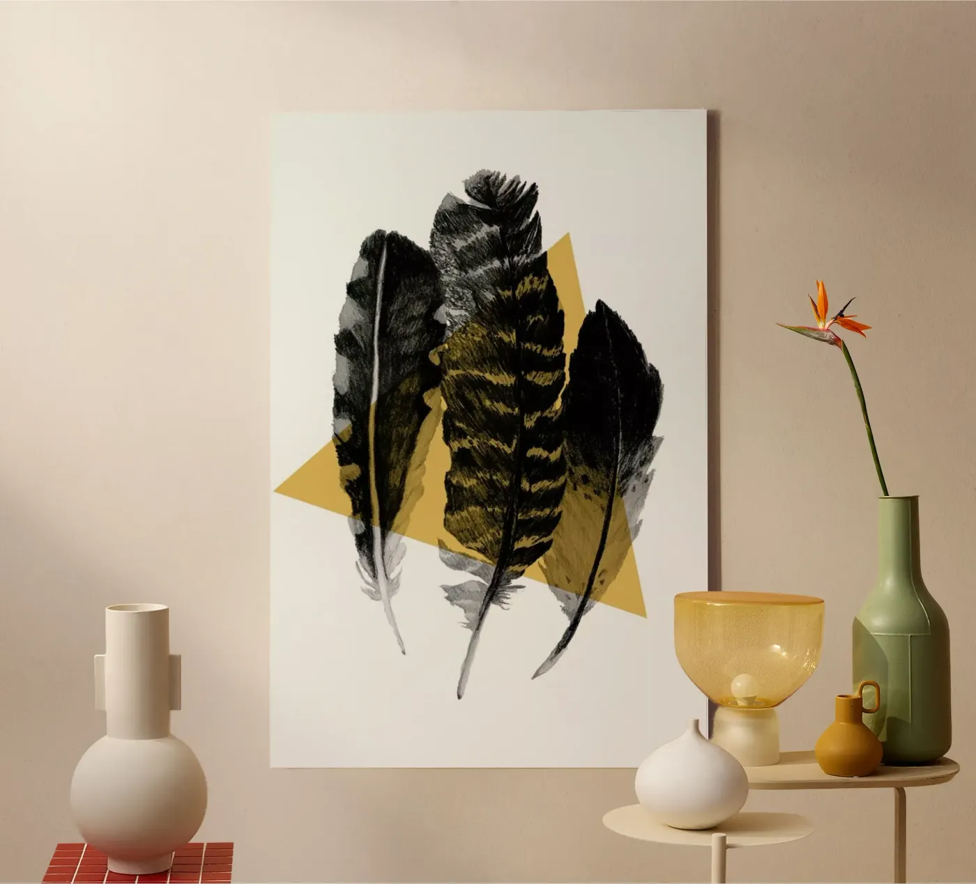 Feathers tela da Morgan Kendall