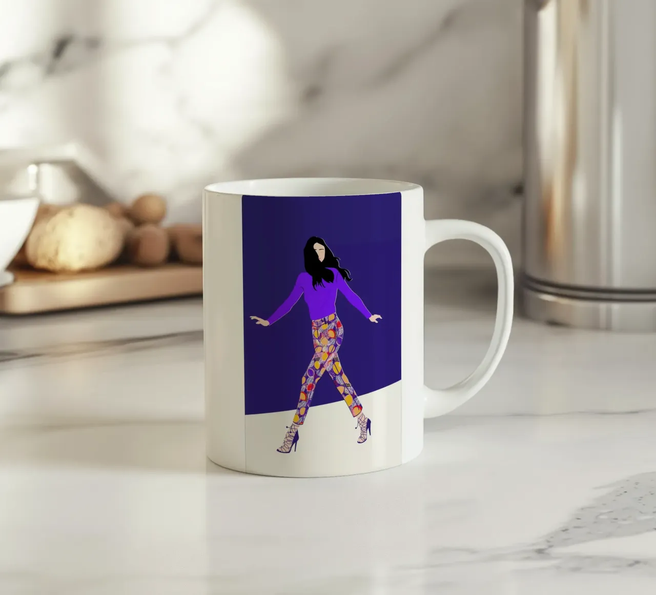 Fly ceramic mug by Céleste Wallaert