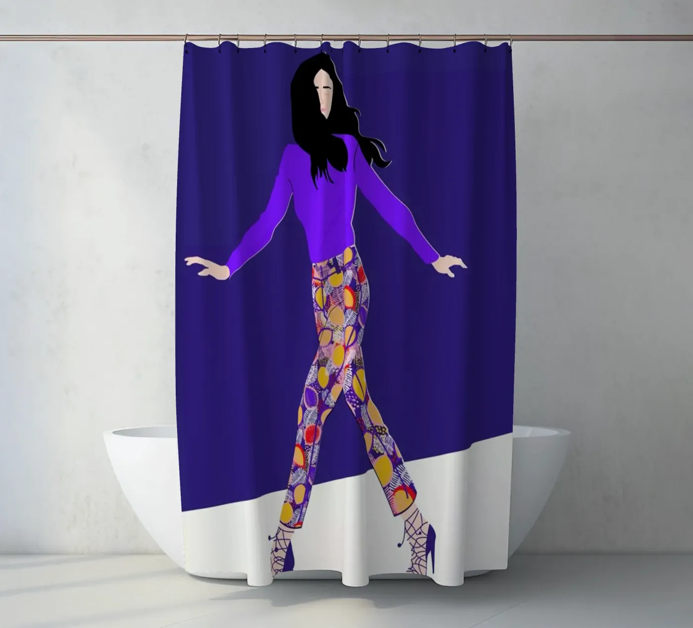 Fly Duschvorhang von Céleste Wallaert