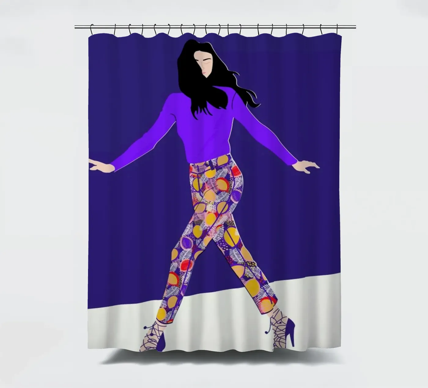 Fly Duschvorhang von Céleste Wallaert